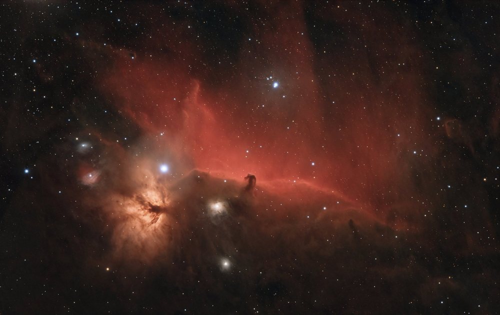 Horsehead Nebula and its surroundings